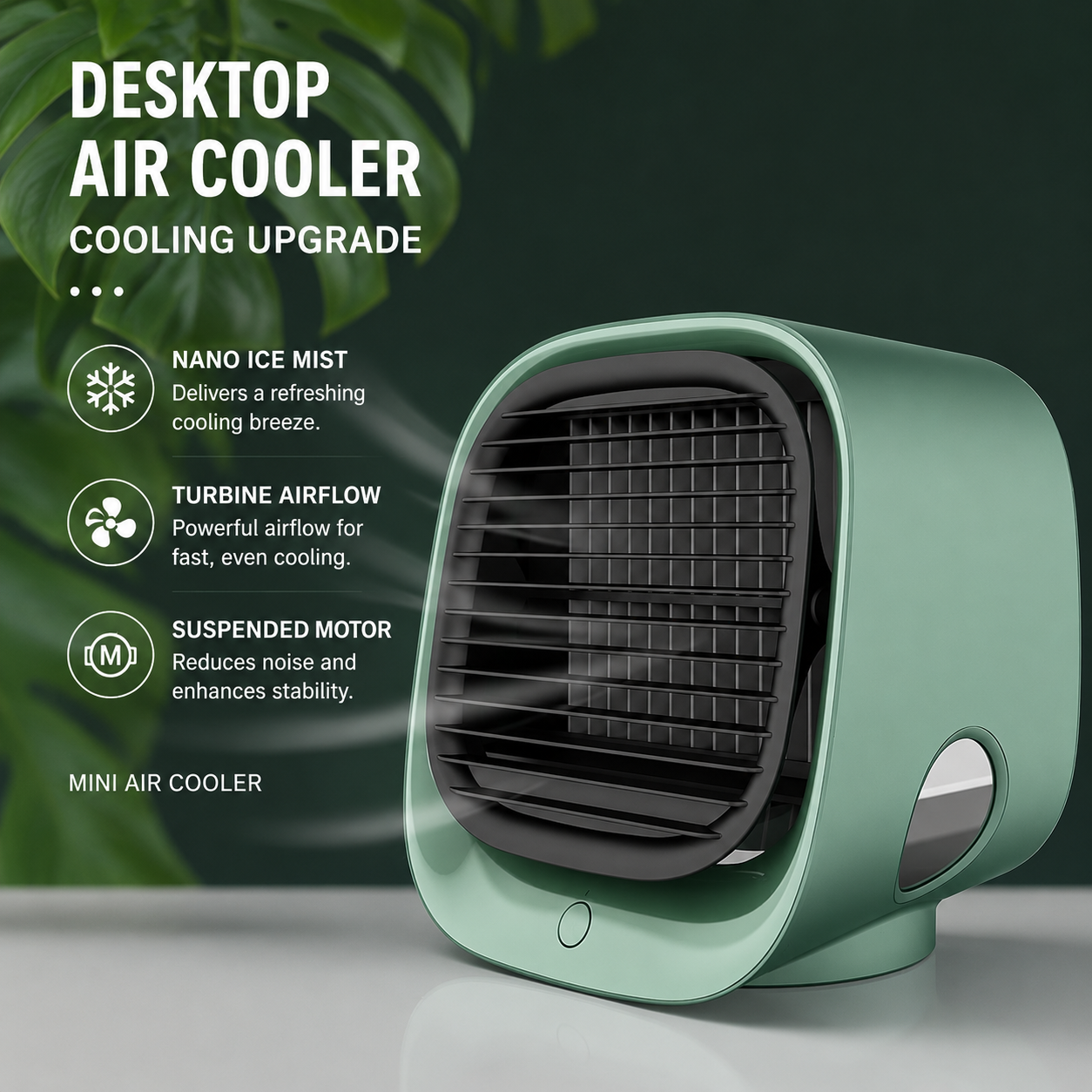 Mini Desktop Air Cooler Fan
