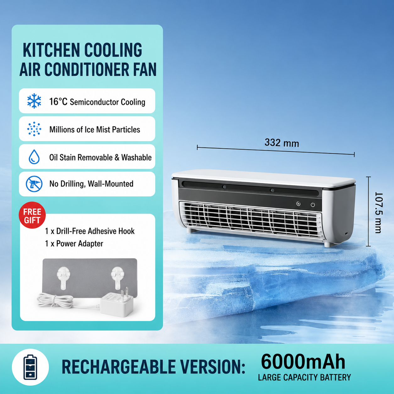 Wall-Mounted Fan