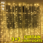 Curtain Icicle String Lights