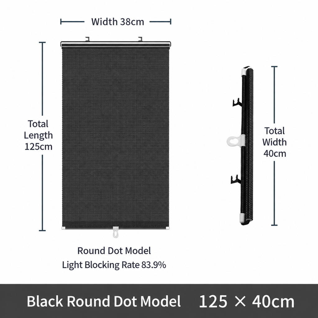 Retractable Laser Sunshade Car & Balcony Blackout Curtain