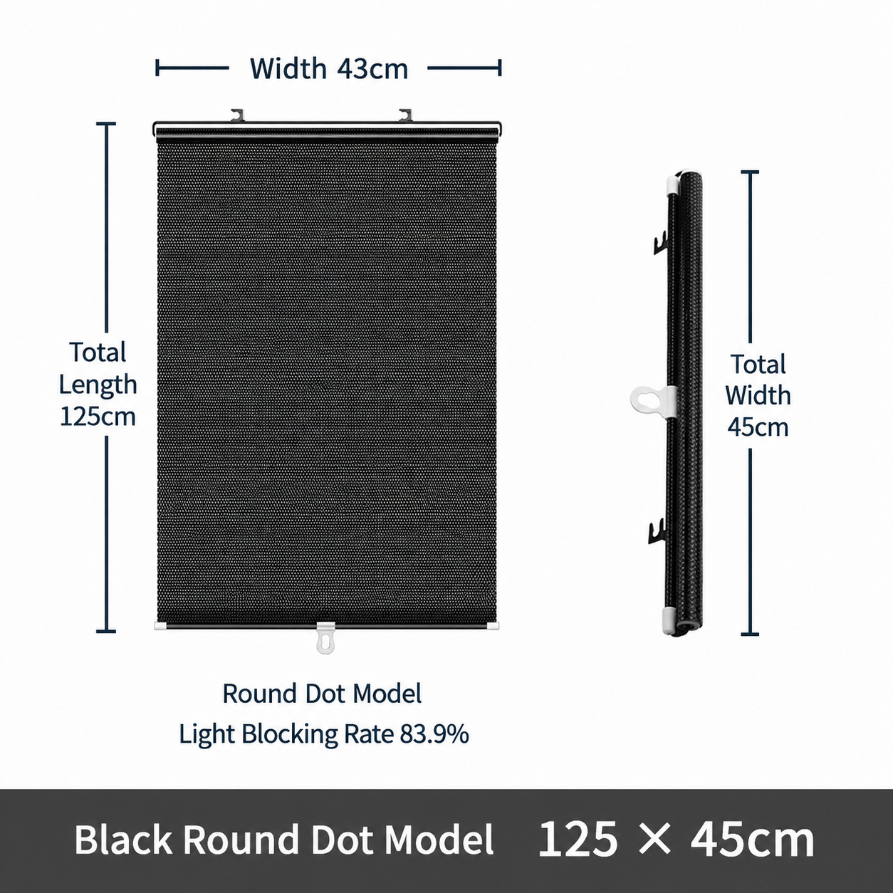 Retractable Laser Sunshade Car & Balcony Blackout Curtain