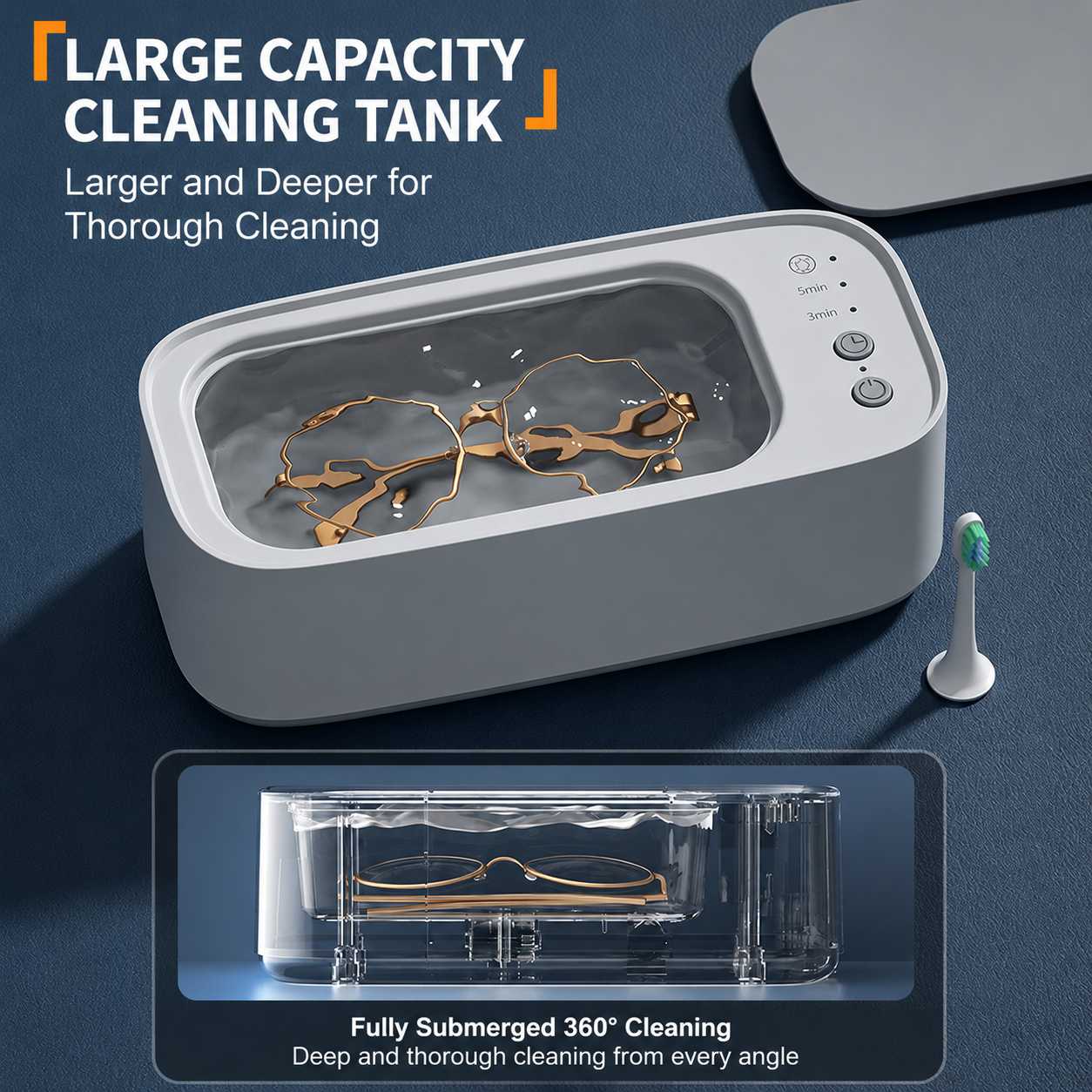 Portable Glasses & Braces Cleaning Machine