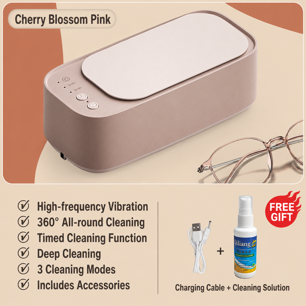 Portable Glasses & Braces Cleaning Machine