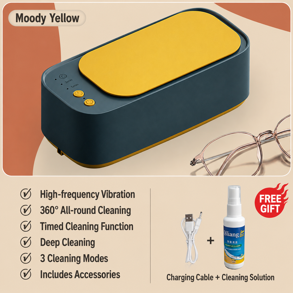 Portable Glasses & Braces Cleaning Machine