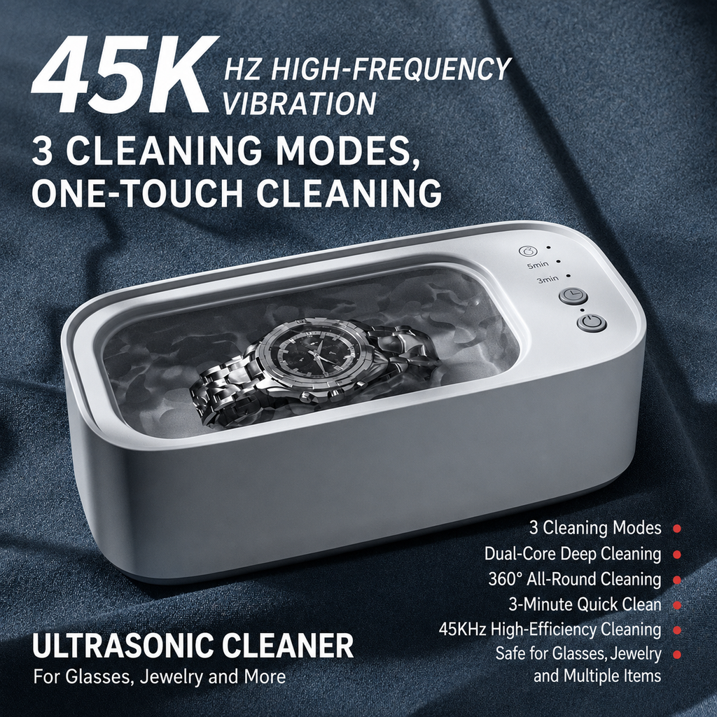 Portable Glasses & Braces Cleaning Machine