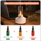Retro Candlelight Aromatherapy Diffuser & Humidifier Desktop Atmosphere Light