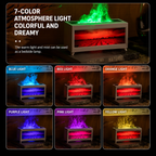 3D Fireplace Flame Humidifier & Aromatherapy Diffuser