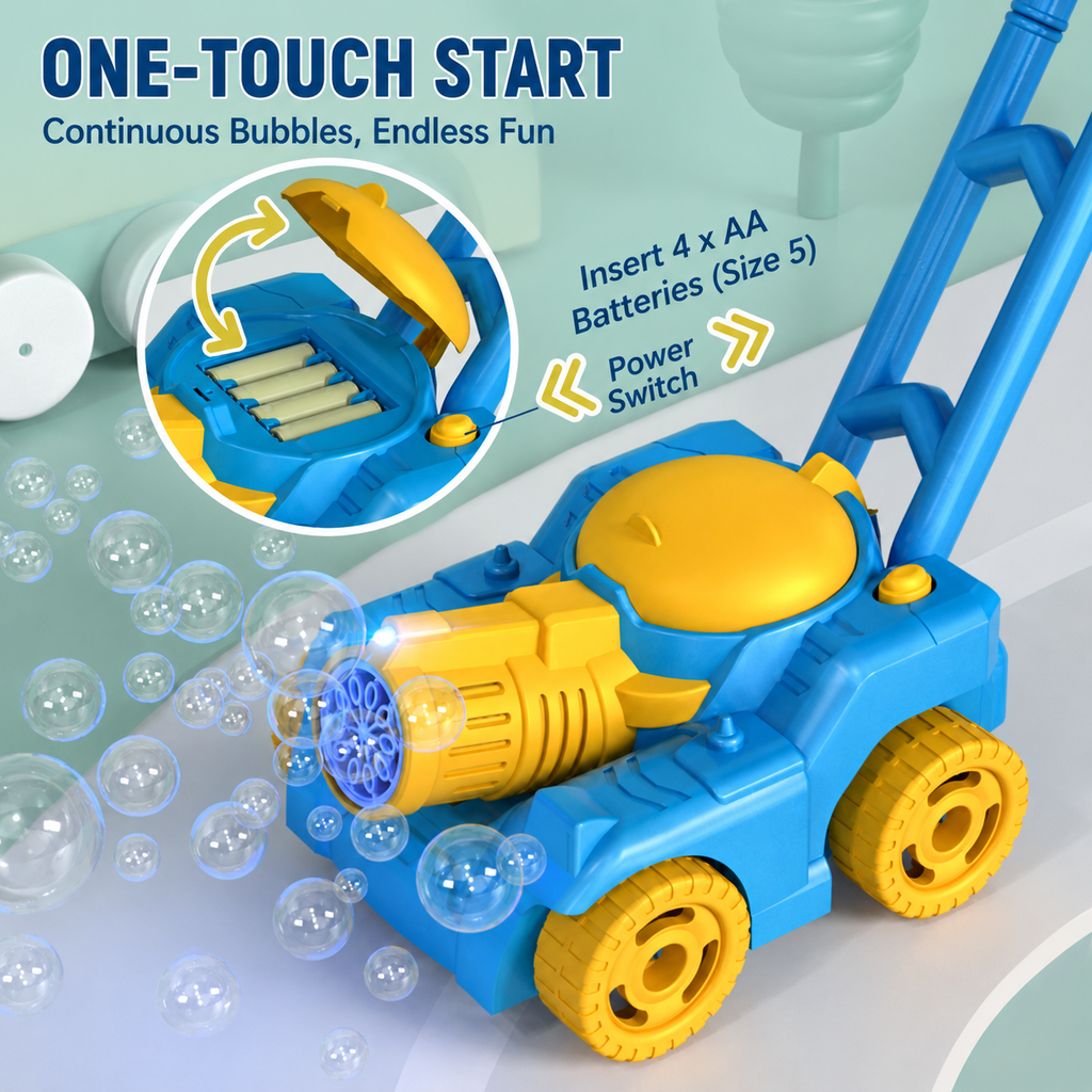 Children's Electric Tank Bubble Machine