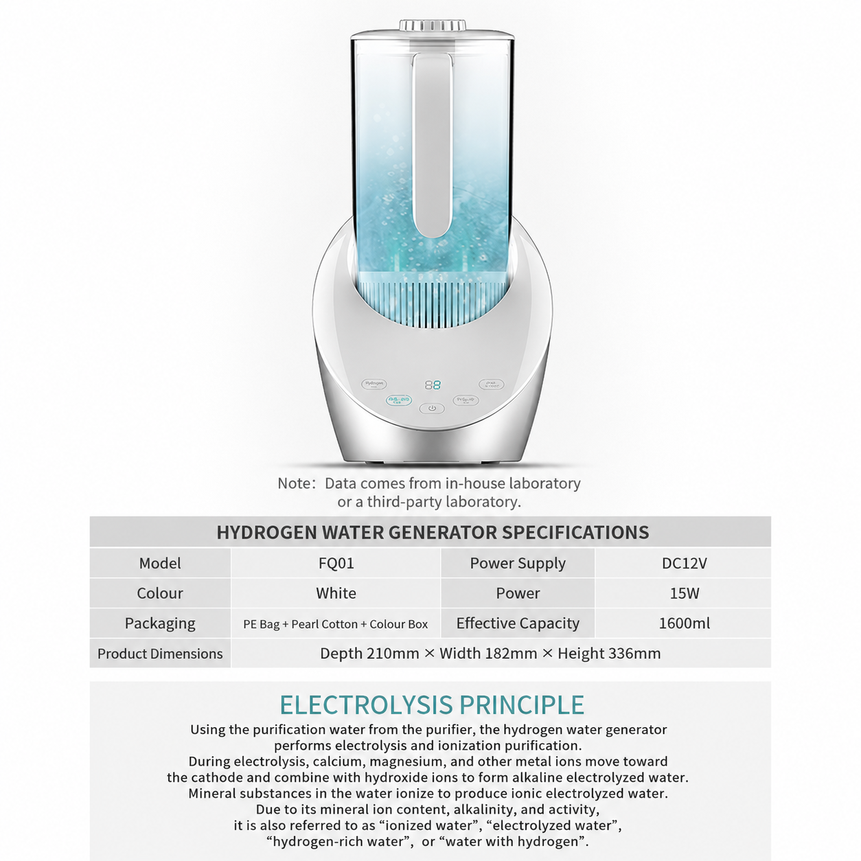 Hydrogen-Rich Water Machine Purifier Kettle