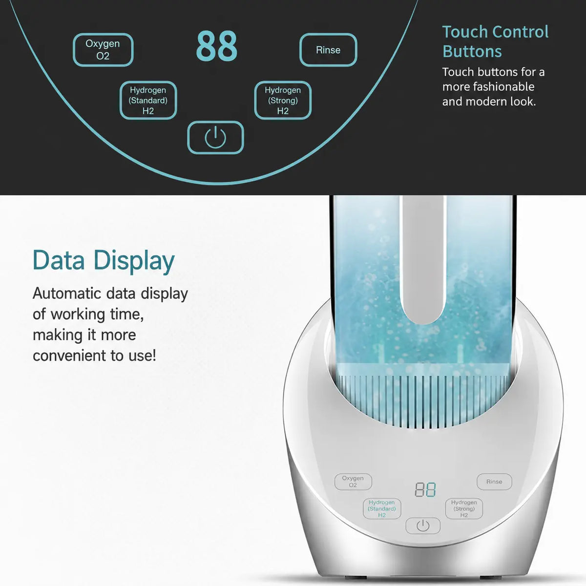 Hydrogen-Rich Water Machine Purifier Kettle Novva Living