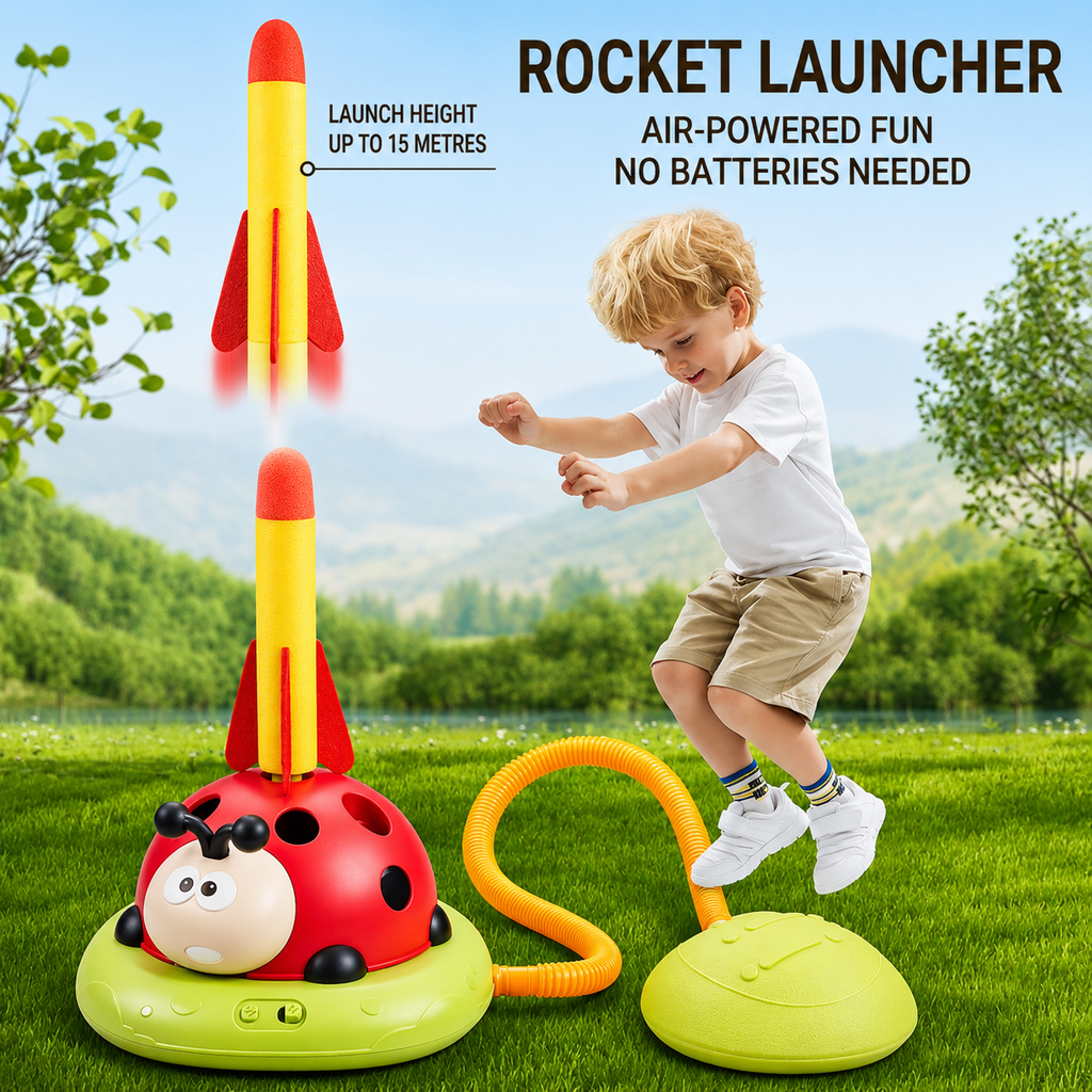 Children's Beetle Sensory Exercise Machine Skipping Rope Hooping & Stepping Toy