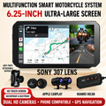 Motorcycle Dash Cam All-in-One Unit