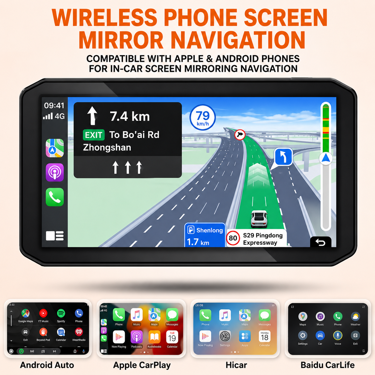 Motorcycle Dash Cam All-in-One Unit