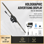 Naked-Eye 3D Holographic Fan Display