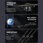 Naked-Eye 3D Holographic Fan Display