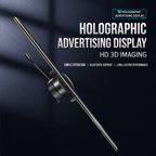 Naked-Eye 3D Holographic Fan Display