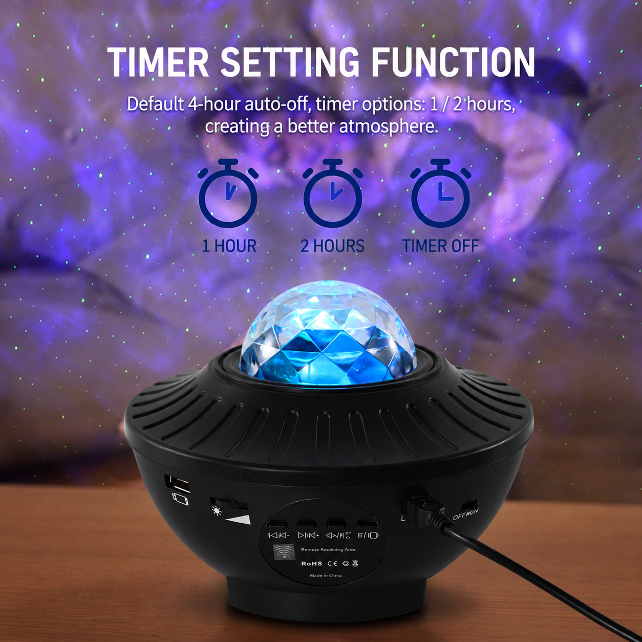 LED & Laser Star Projector Night Light
