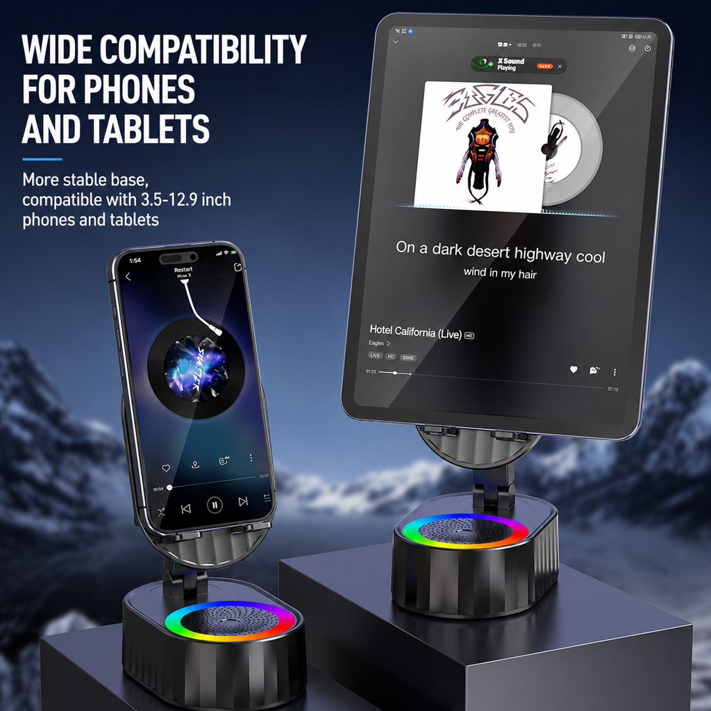 Smart Induction Bracket with Bluetooth Speaker
