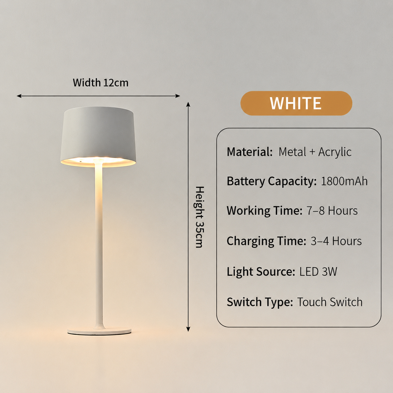 Lampe de table atmosphérique Champignon