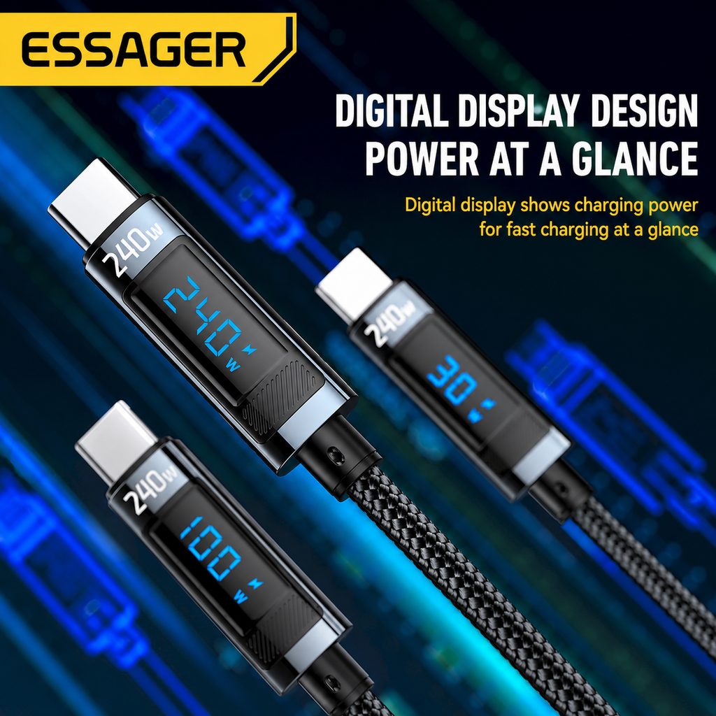 USB-C Braided Fast Charging Cable