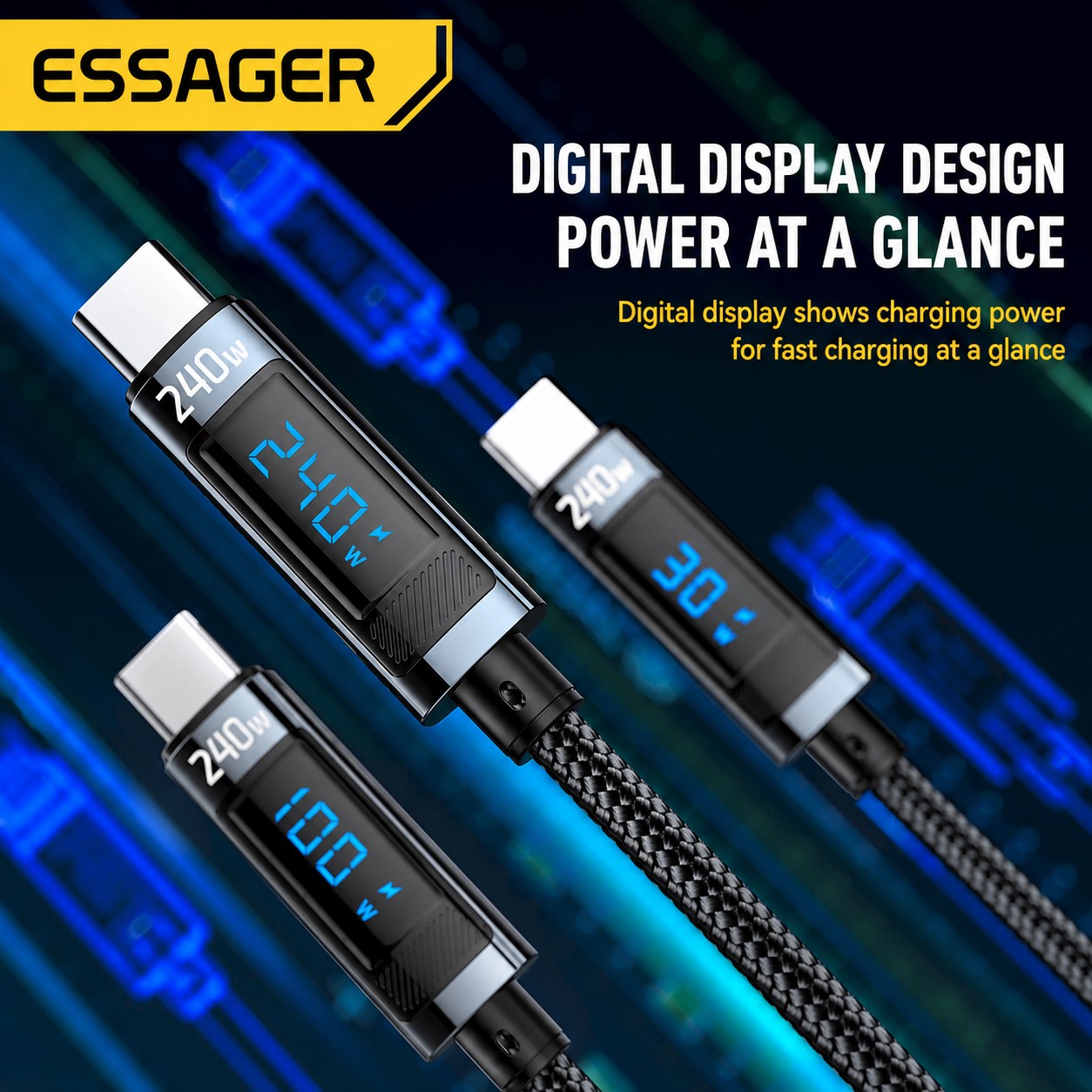 USB-C Braided Fast Charging Cable