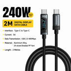 USB-C Braided Fast Charging Cable Novva Living