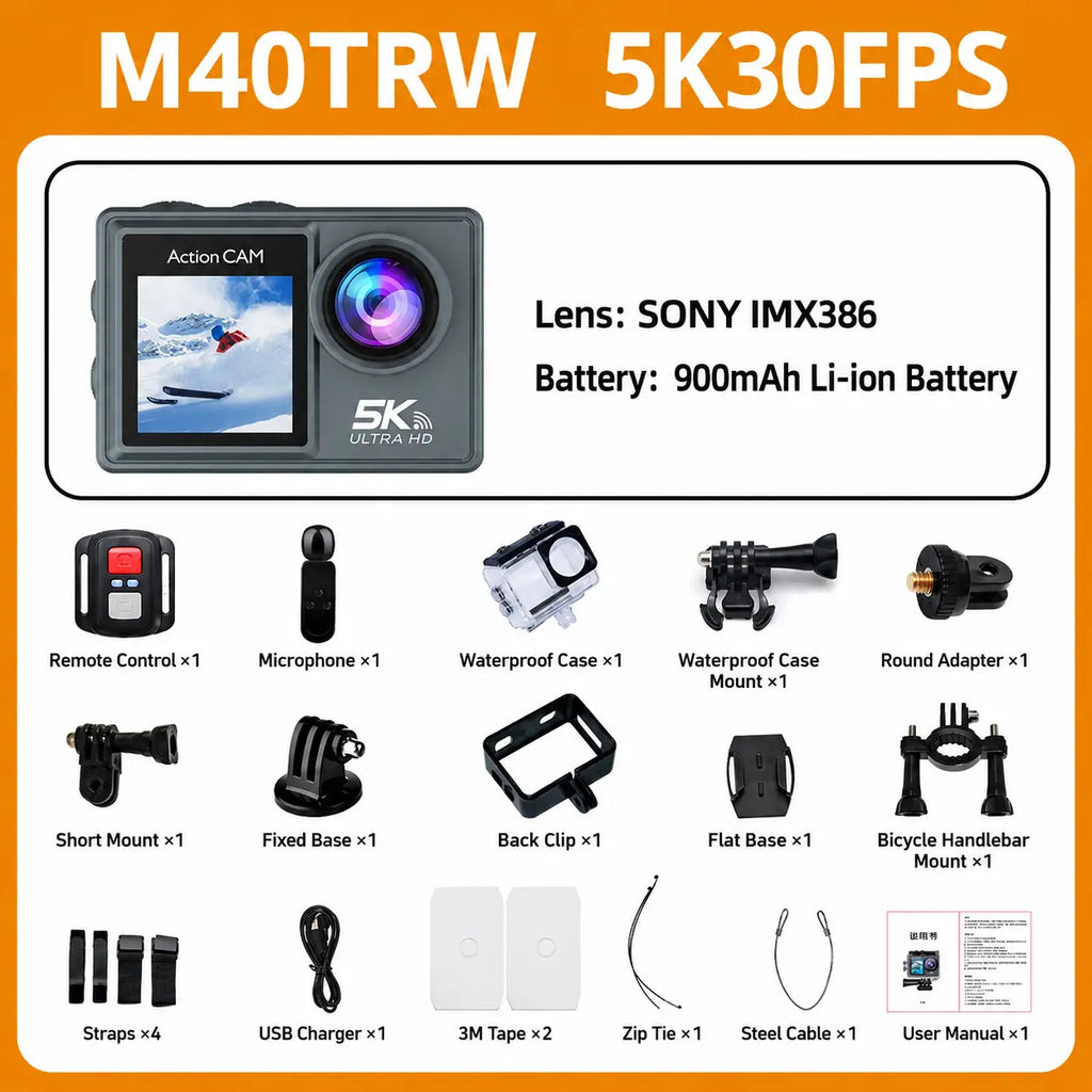 Waterproof Sports Action Camera Novva Living