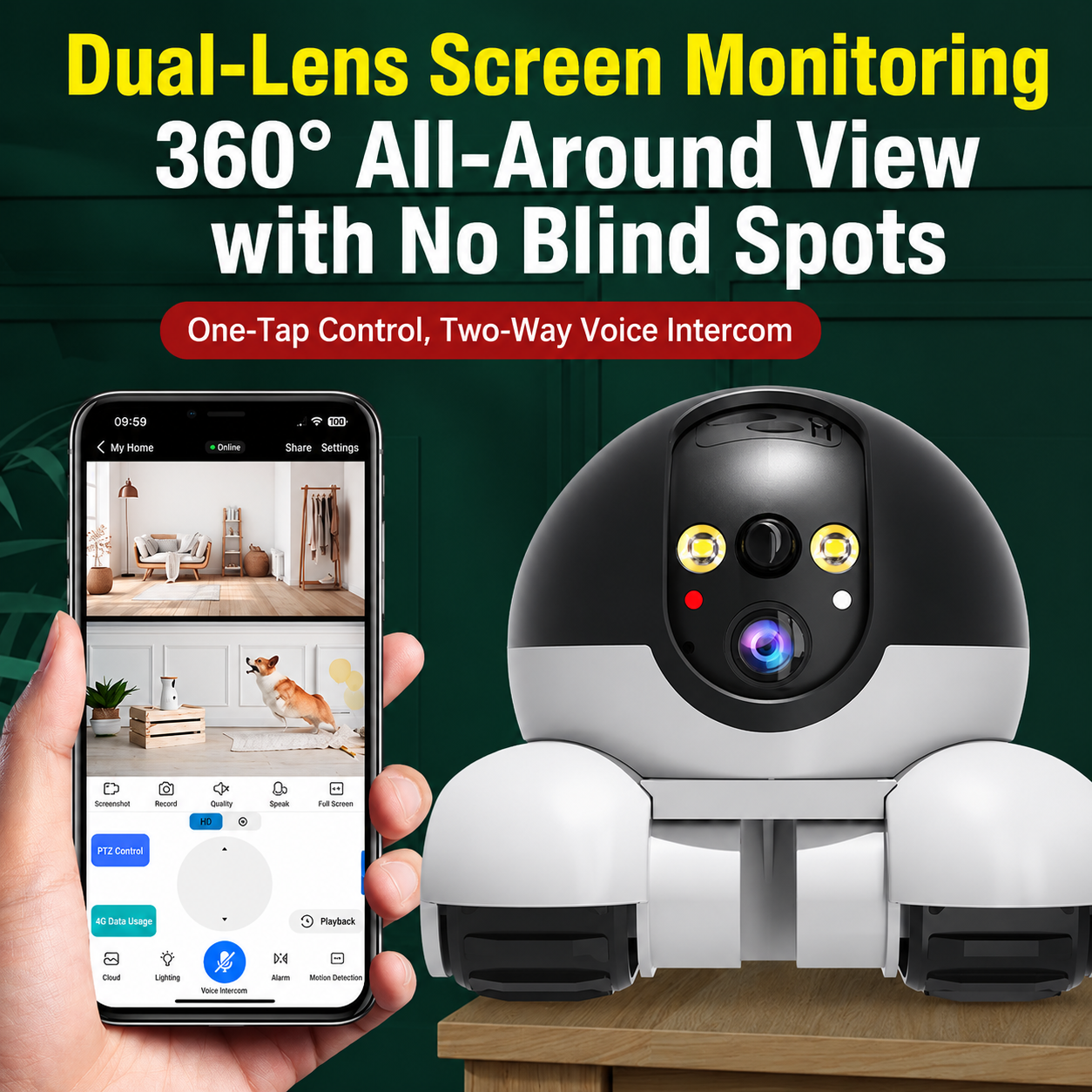 AI Pet Monitoring Camera