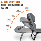 Folding Recliner Camp Bed