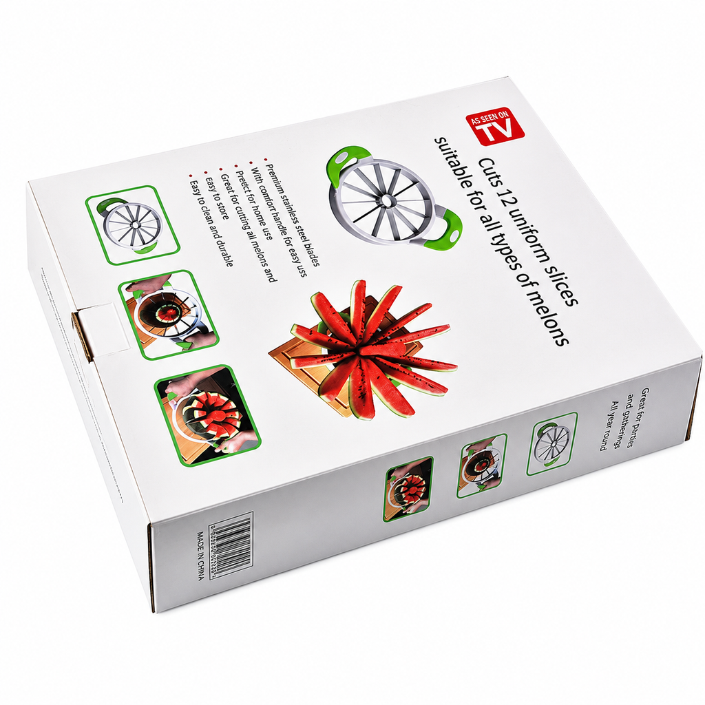 Coupe-pastèque et éplucheur en acier inoxydable