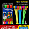 Self-Sealing Fast-Fill Water Balloons