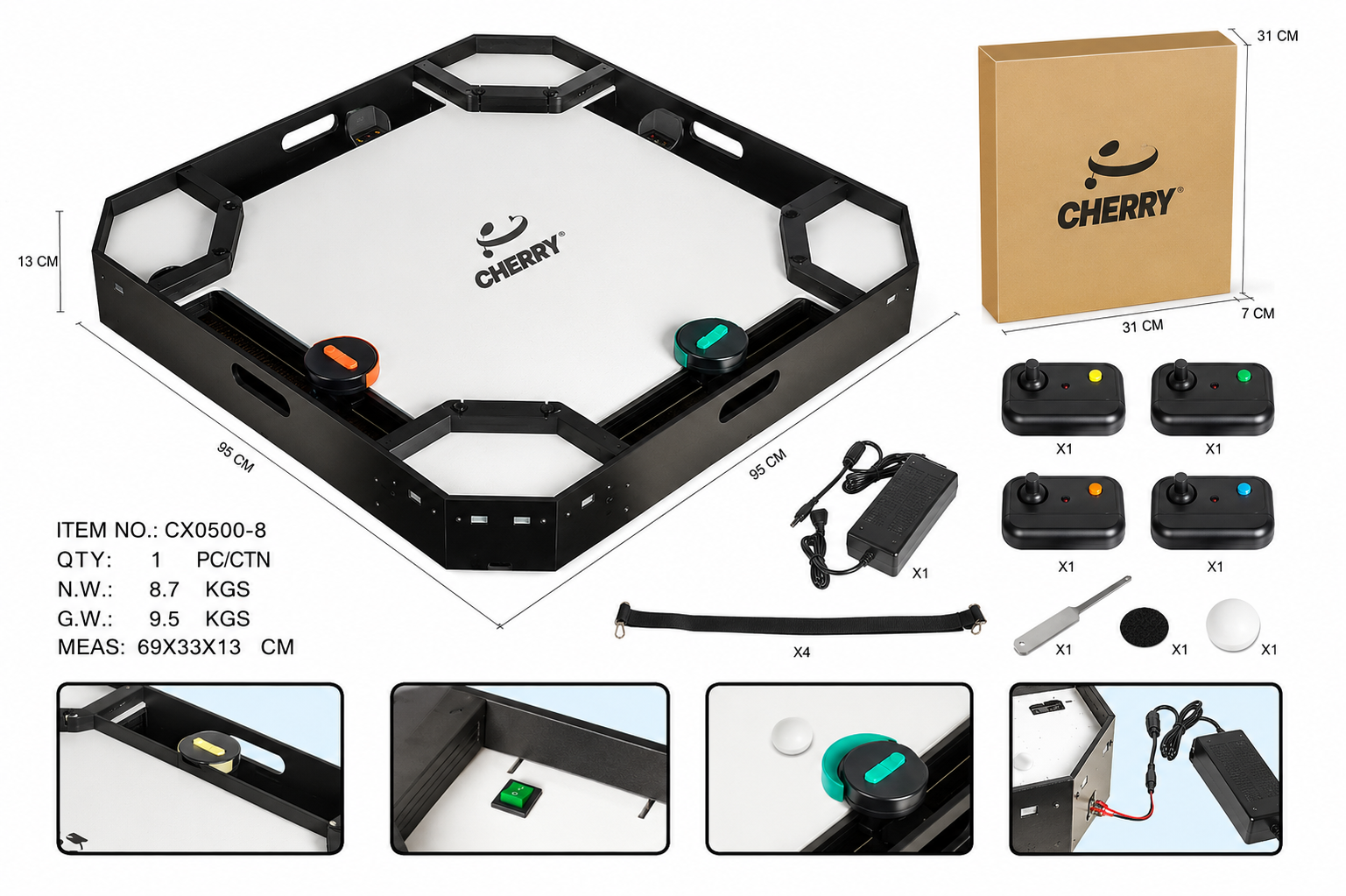 2-Player Electronic Reaction Pinball Arcade Machine
