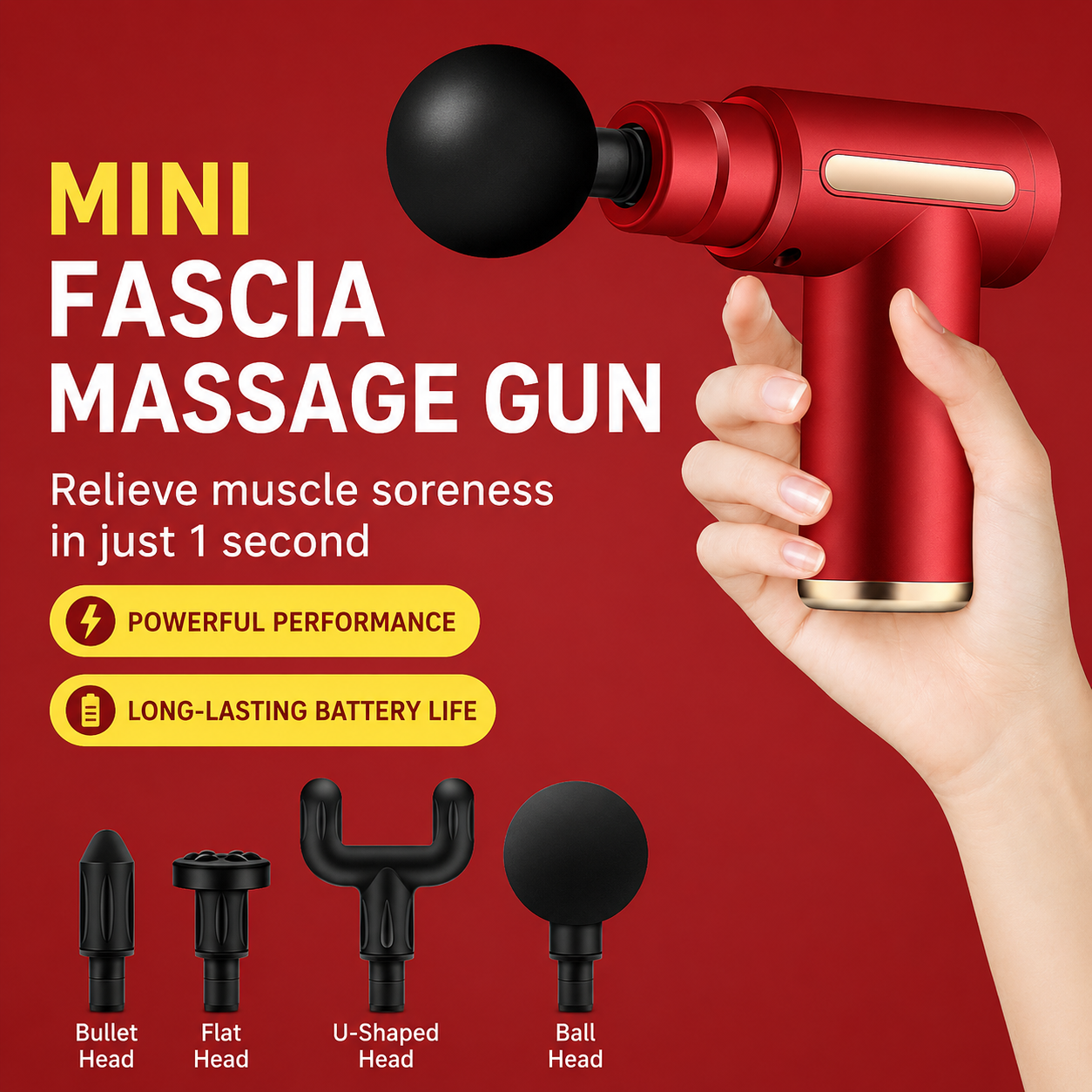 Mini Electric Fascia Massage Gun