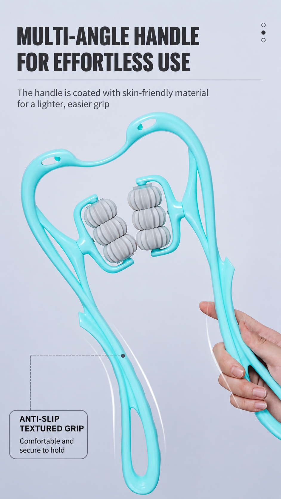 6-Wheel Manual Neck & Cervical Spine Massager