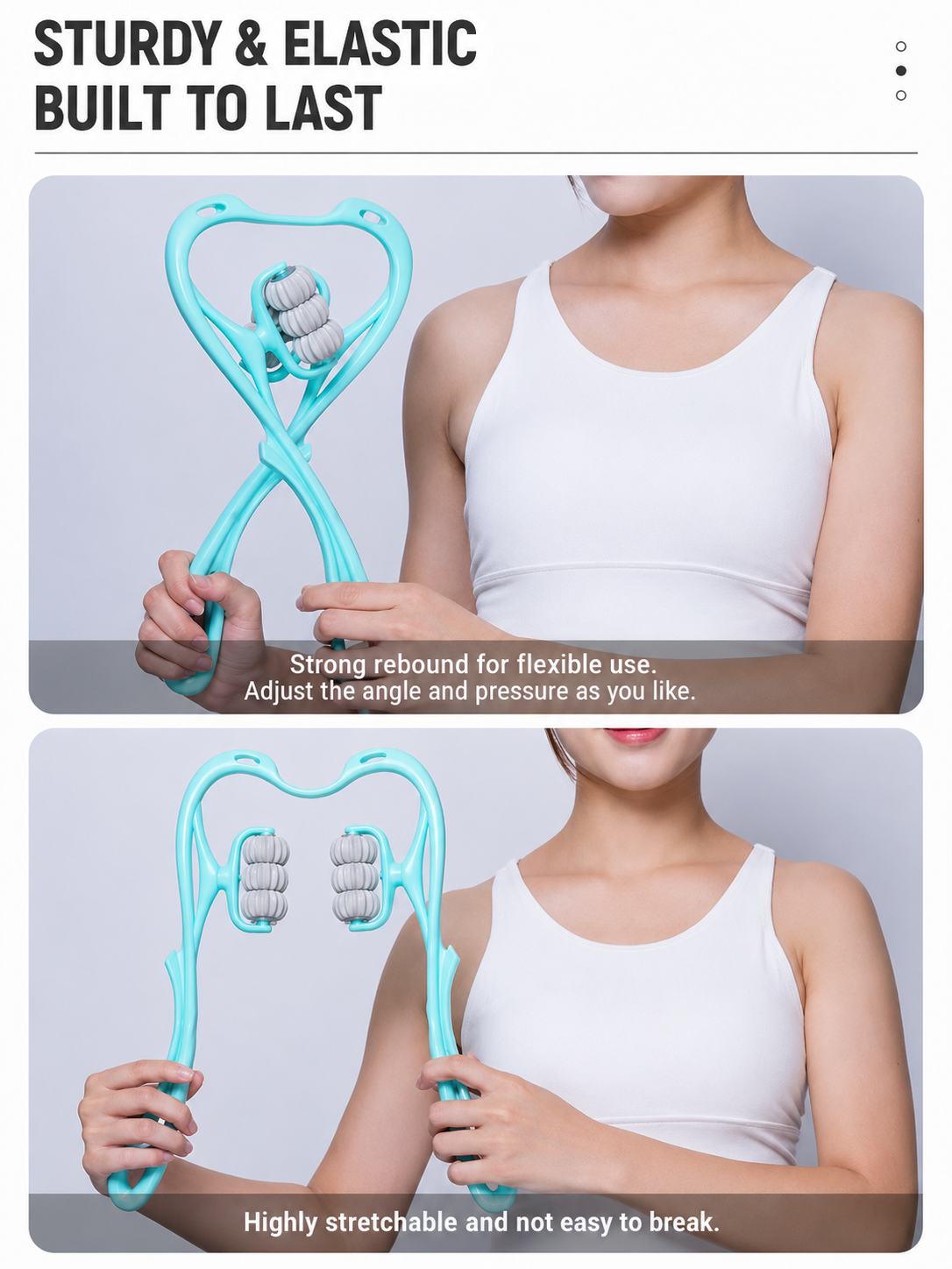6-Wheel Manual Neck & Cervical Spine Massager