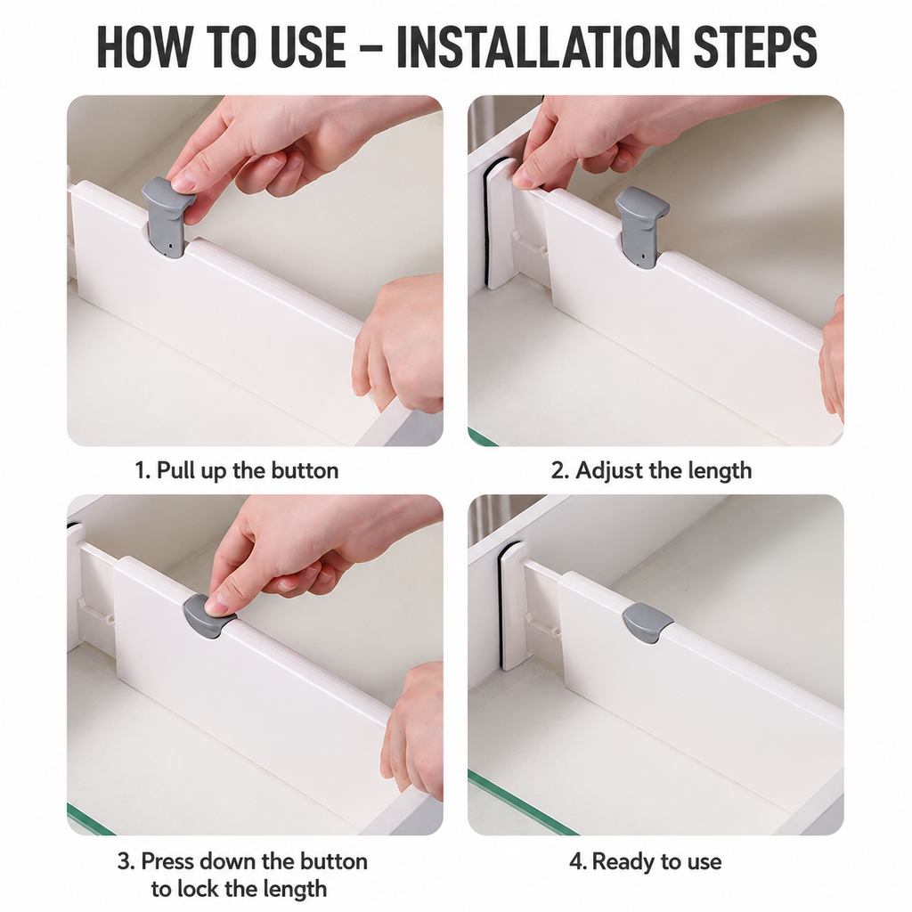 Adjustable Drawer Divider