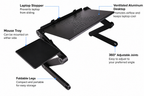 Portable Foldable Laptop Desk with Mouse Pad