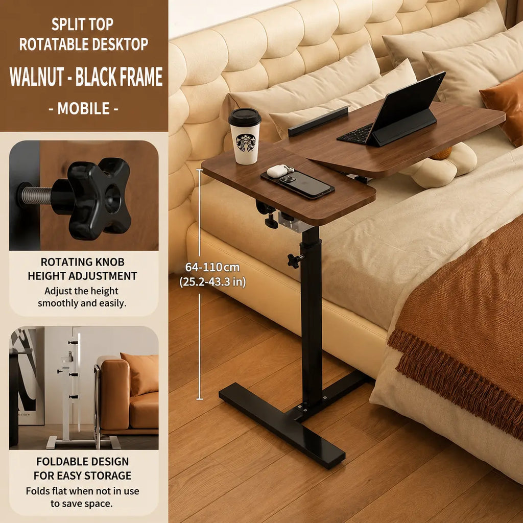 Foldable Height-Adjustable Laptop & Study Desk Novva Living