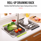 Stainless Steel Collapsible Kitchen Drain Rack