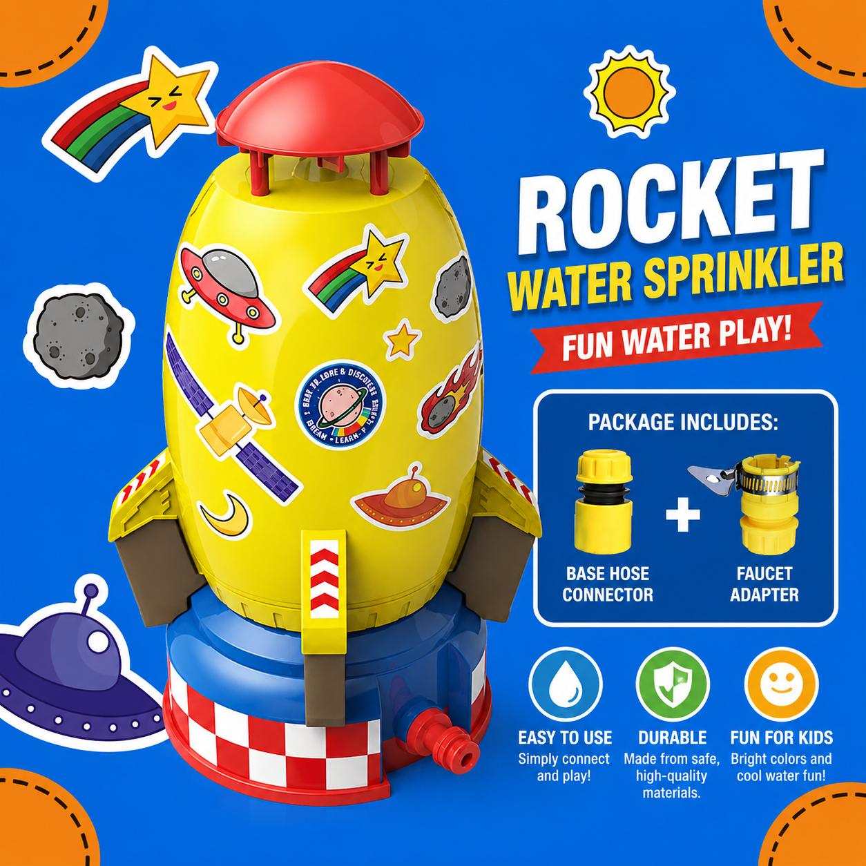 Hračky na vodní tlak raketového postřikovače