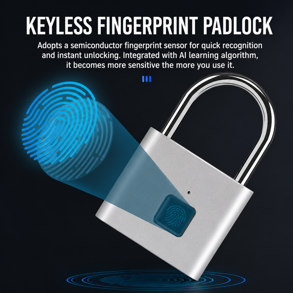 Fingerprint Smart Padlock