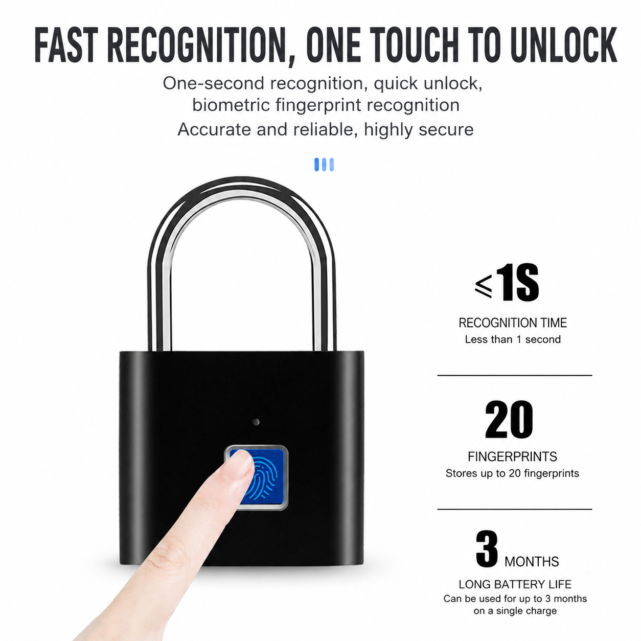 Fingerprint Smart Padlock