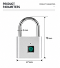 Fingerprint Smart Padlock