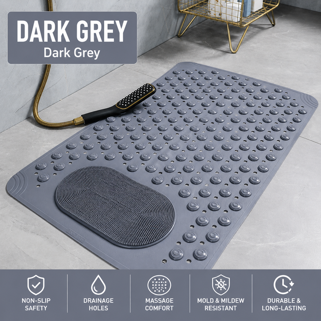 Tapis de bain antidérapant