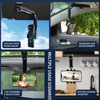 Support de Téléphone de Voiture pour Pare-Soleil