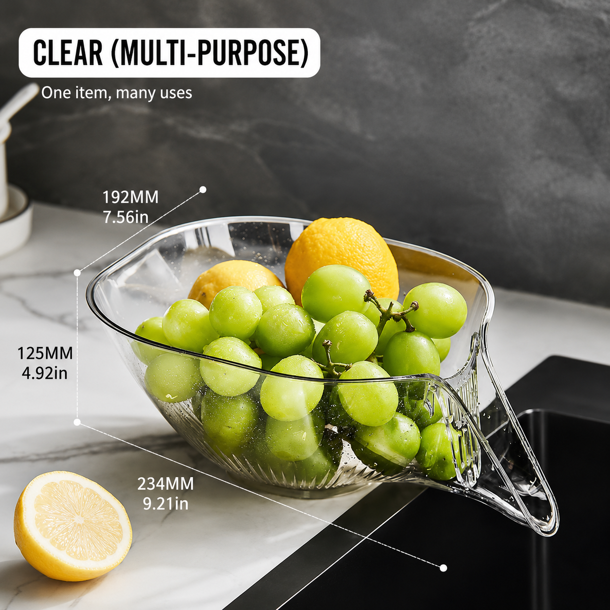 Panier de vidange multifonctionnel pour cuisine