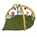 Tapis d'éveil bébé motif feuilles