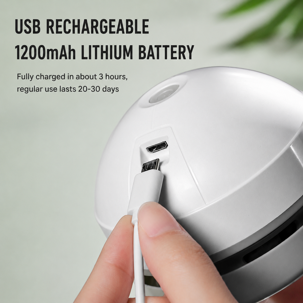 Mini aspirateur de bureau rechargeable