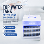 Desktop Water Cooling Fan with Ice & Mist Spray