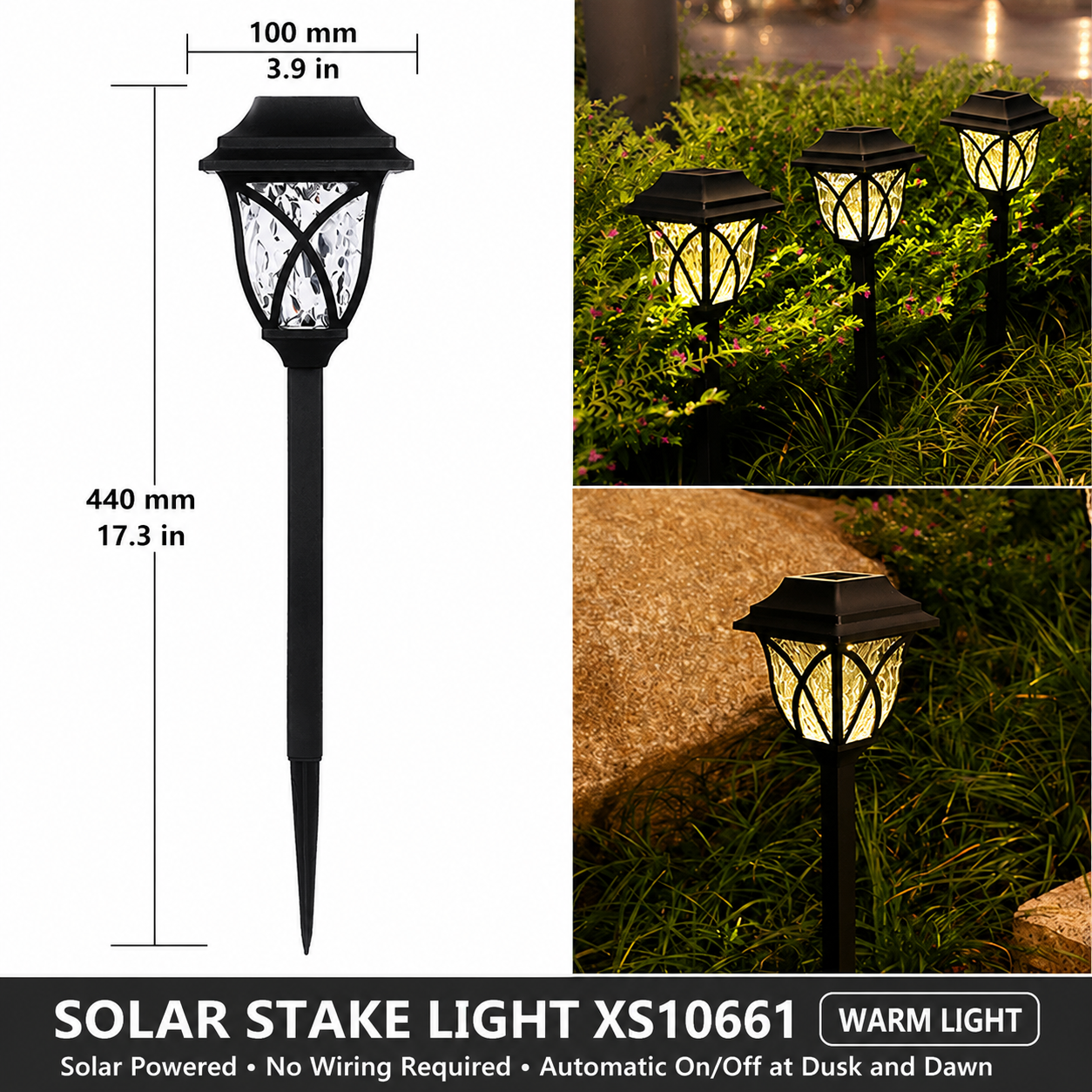 Solar Flower Lawn Plug Light